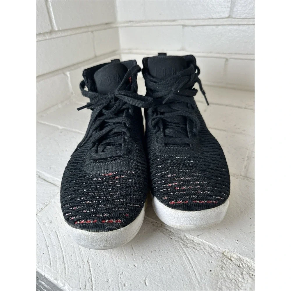 Jordan Airknit Elevation 23 Sneakers Men's Size 8 Black Red AJ8207-023